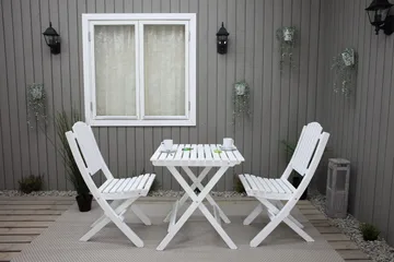 Utomhusmöbelgrupp Wilma & Visby - Vit - Utemöbler & utemiljö - Utegrupp - Cafegrupp & cafeset