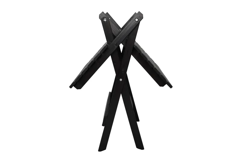 Wilma Caféset 65x65 cm + 2 Utestolar Grå/Vit - Baltic Garden - Utemöbler & utemiljö - Utegrupp - Cafegrupp & cafeset