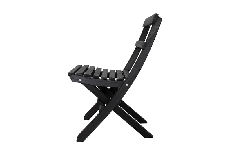 Wilma Caféset 65x65 cm + 2 Utestolar Grå/Vit - Baltic Garden - Utemöbler & utemiljö - Utegrupp - Cafegrupp & cafeset