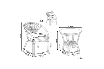 Cafégrupp Pecorini - Utemöbler & utemiljö - Utegrupp - Cafegrupp & cafeset