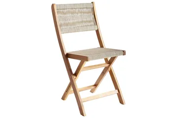 Cafégrupp Prossedi - Beige, ljust trä - Utemöbler & utemiljö - Utegrupp - Cafegrupp & cafeset