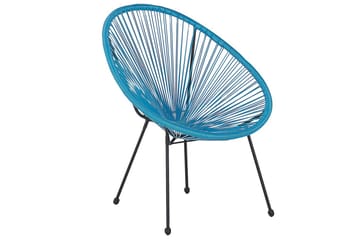 Cafeset Acapulco II Blå/Svart - Blå/Svart - Utemöbler & utemiljö - Utegrupp - Cafegrupp & cafeset