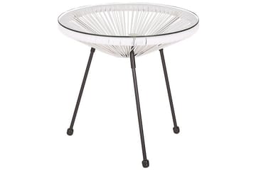 Cafeset Acapulco II Vit/Svart - Vit/Svart - Utemöbler & utemiljö - Utegrupp - Cafegrupp & cafeset