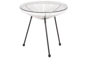 Cafeset Acapulco II Vit/Svart - Vit/Svart - Utemöbler & utemiljö - Utegrupp - Cafegrupp & cafeset