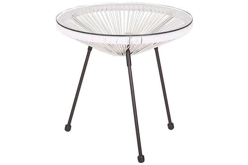 Cafeset Acapulco II Vit/Svart - Vit/Svart - Utemöbler & utemiljö - Utegrupp - Cafegrupp & cafeset