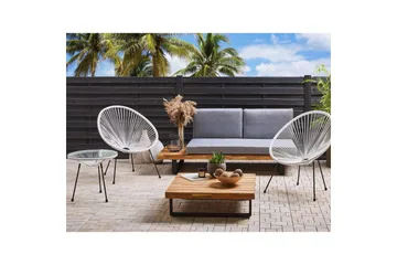 Cafeset Acapulco II Vit/Svart - Vit/Svart - Utemöbler & utemiljö - Utegrupp - Cafegrupp & cafeset