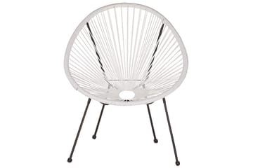 Cafeset Acapulco II Vit/Svart - Vit/Svart - Utemöbler & utemiljö - Utegrupp - Cafegrupp & cafeset