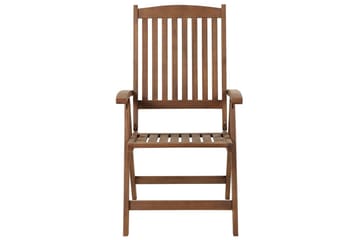 Cafeset Amantea med kuddar Mörkt trä/grått - Mörkt trä/grått - Utemöbler & utemiljö - Utegrupp - Cafegrupp & cafeset