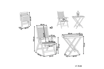 Cafeset Amantea - Utemöbler & utemiljö - Utegrupp - Cafegrupp & cafeset