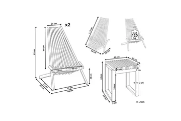 Cafeset Bellano - Utemöbler & utemiljö - Utegrupp - Cafegrupp & cafeset