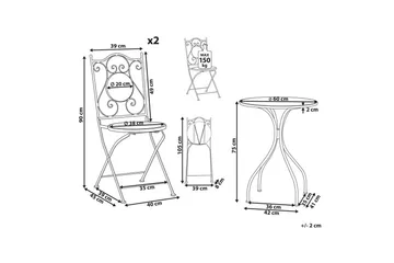 Cafeset Cozzana - Utemöbler & utemiljö - Utegrupp - Cafegrupp & cafeset