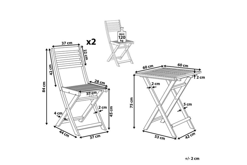 Cafeset Fiji - Utemöbler & utemiljö - Utegrupp - Cafegrupp & cafeset