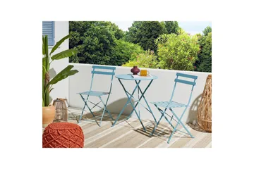 Cafeset Fiori Blå - Blå - Utemöbler & utemiljö - Utegrupp - Cafegrupp & cafeset