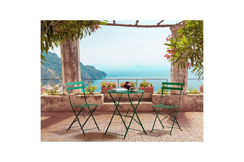 Cafeset Fiori Mörkgrön - Mörkgrön - Utemöbler & utemiljö - Utegrupp - Cafegrupp & cafeset