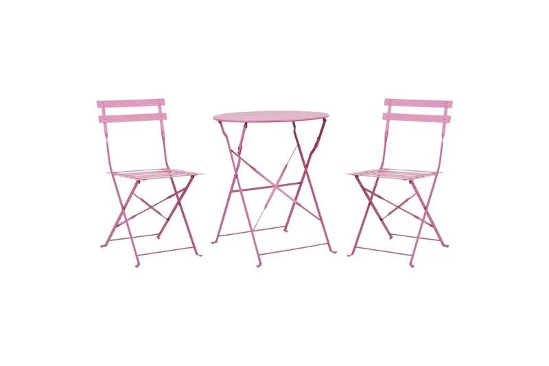 Cafeset Fiori Rosa - Rosa - Utemöbler & utemiljö - Utegrupp - Cafegrupp & cafeset