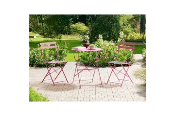 Cafeset Fiori Rosa - Rosa - Utemöbler & utemiljö - Utegrupp - Cafegrupp & cafeset