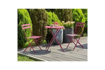 Cafeset Fiori Vinröd - Vinröd - Utemöbler & utemiljö - Utegrupp - Cafegrupp & cafeset
