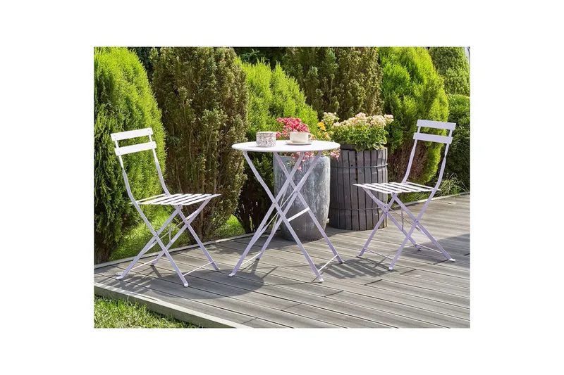 Cafeset Fiori Violett - Violett - Utemöbler & utemiljö - Utegrupp - Cafegrupp & cafeset