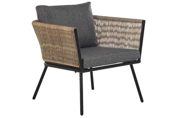 Cafeset Gargano Brun/grå - Brun/grå - Utemöbler & utemiljö - Utegrupp - Cafegrupp & cafeset