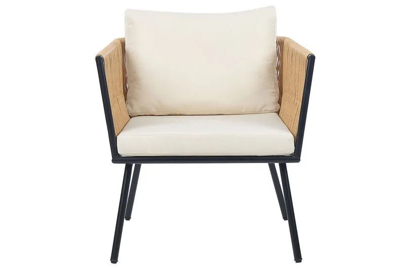 Cafeset Gargano Ljusbeige/naturlig - Ljusbeige/naturlig - Utemöbler & utemiljö - Utegrupp - Cafegrupp & cafeset