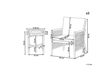 Cafeset Levico - Utemöbler & utemiljö - Utegrupp - Cafegrupp & cafeset