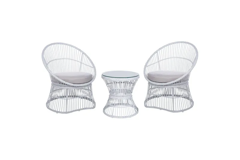 Cafeset Mesyna Vit/Beige, Vit/Beige