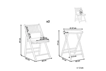 Cafeset Savelletri - Utemöbler & utemiljö - Utegrupp - Cafegrupp & cafeset