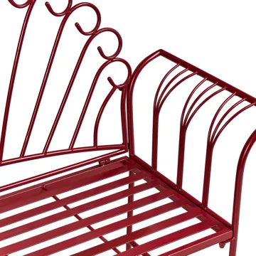 Caféset utomhus Cavinia Järn - Röd - Utemöbler & utemiljö - Utegrupp - Cafegrupp & cafeset