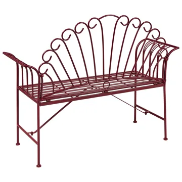 Caféset utomhus Cavinia Järn - Röd - Utemöbler & utemiljö - Utegrupp - Cafegrupp & cafeset