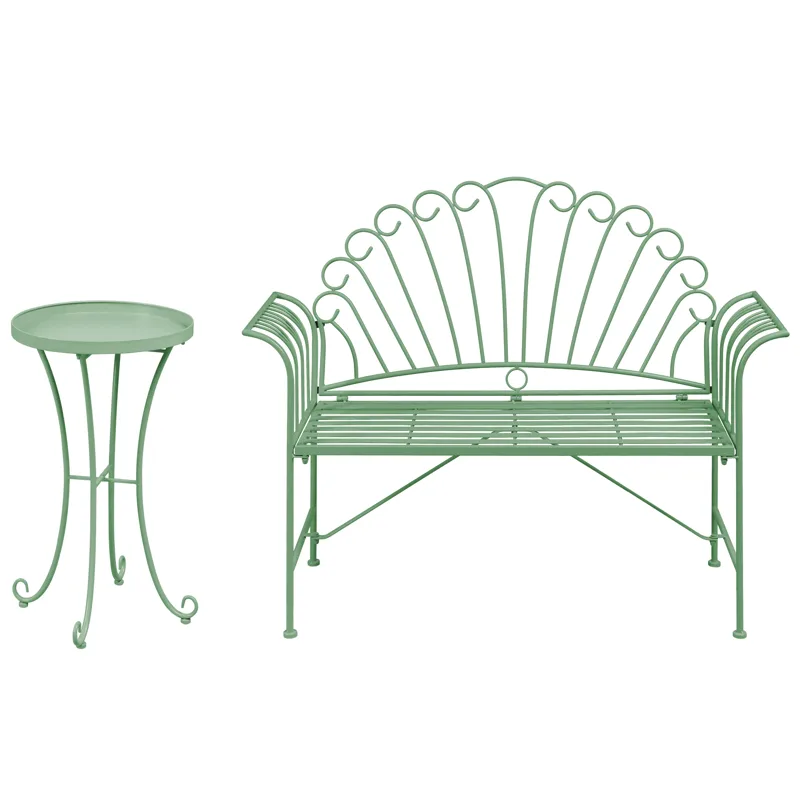 Caféset utomhus Cavinia Järn, Vit