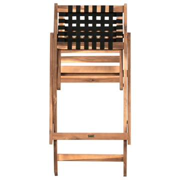 Caféset utomhus Coniolo Akaciaträ - Brun/Svart - Utemöbler & utemiljö - Utegrupp - Cafegrupp & cafeset