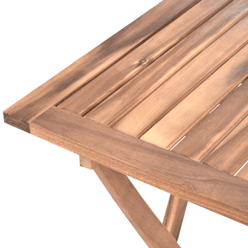 Caféset utomhus Coniolo Akaciaträ - Brun/Svart - Utemöbler & utemiljö - Utegrupp - Cafegrupp & cafeset