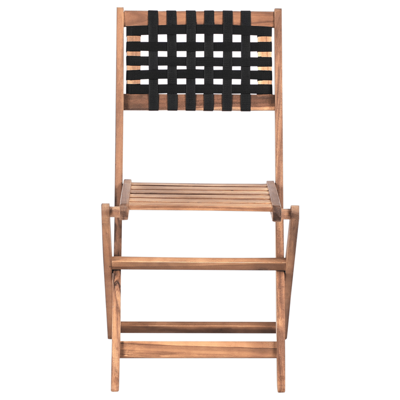 Caféset utomhus Coniolo Akaciaträ - Brun/Svart - Utemöbler & utemiljö - Utegrupp - Cafegrupp & cafeset