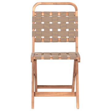 Caféset utomhus Fällbar Calciano Akaciaträ - Brun/Beige - Utemöbler & utemiljö - Utegrupp - Cafegrupp & cafeset