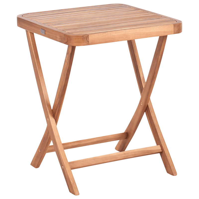 Caféset utomhus Fällbar Calciano Akaciaträ - Brun/Beige - Utemöbler & utemiljö - Utegrupp - Cafegrupp & cafeset