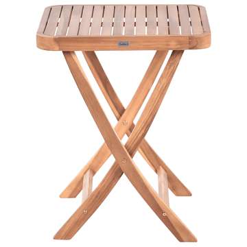 Caféset utomhus Fällbar Calciano Akaciaträ - Brun/Beige - Utemöbler & utemiljö - Utegrupp - Cafegrupp & cafeset