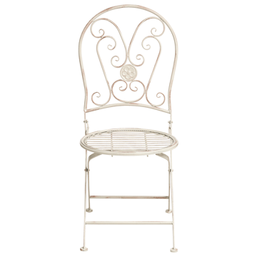 Caféset utomhus Fällbar Coggia Järn - Beige - Utemöbler & utemiljö - Utegrupp - Cafegrupp & cafeset