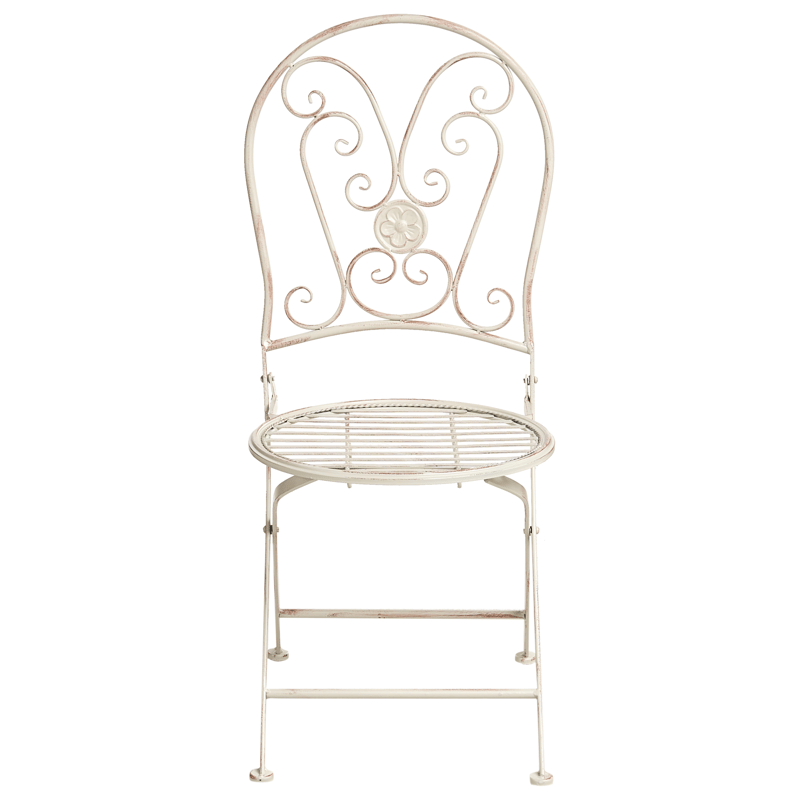 Caféset utomhus Fällbar Coggia Järn - Beige - Utemöbler & utemiljö - Utegrupp - Cafegrupp & cafeset