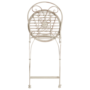 Caféset utomhus Fällbar Coggia Järn - Beige - Utemöbler & utemiljö - Utegrupp - Cafegrupp & cafeset