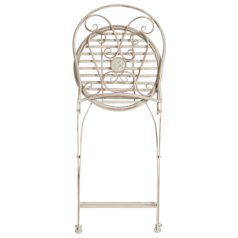 Caféset utomhus Fällbar Coggia Järn - Beige - Utemöbler & utemiljö - Utegrupp - Cafegrupp & cafeset