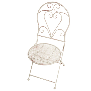 Caféset utomhus Fällbar Folelli Järn - Beige - Utemöbler & utemiljö - Utegrupp - Cafegrupp & cafeset