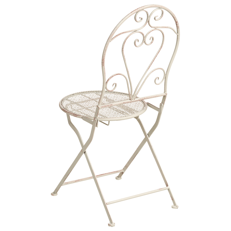 Caféset utomhus Fällbar Folelli Järn - Beige - Utemöbler & utemiljö - Utegrupp - Cafegrupp & cafeset