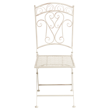 Caféset utomhus Fällbar Juina Järn - Beige - Utemöbler & utemiljö - Utegrupp - Cafegrupp & cafeset