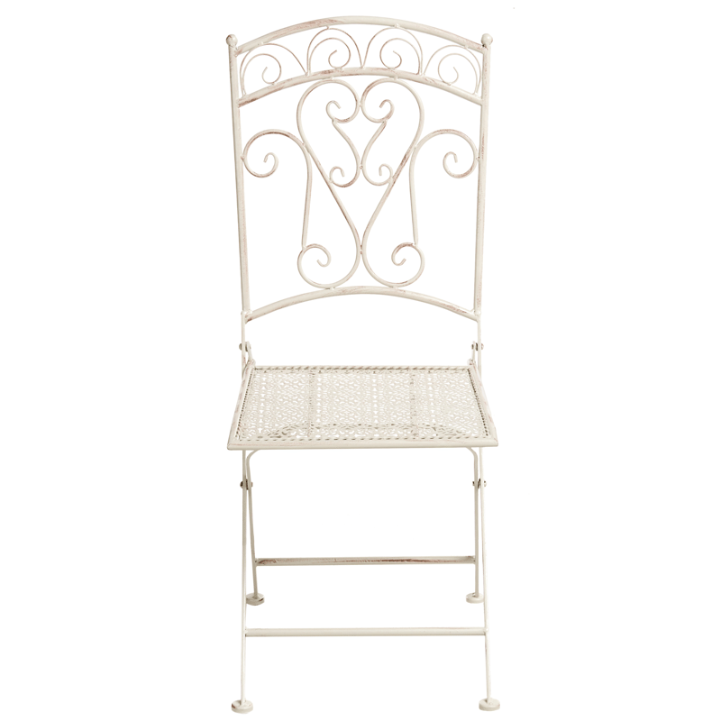 Caféset utomhus Fällbar Juina Järn - Beige - Utemöbler & utemiljö - Utegrupp - Cafegrupp & cafeset