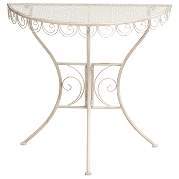 Caféset utomhus Fällbar Juina Järn - Beige - Utemöbler & utemiljö - Utegrupp - Cafegrupp & cafeset