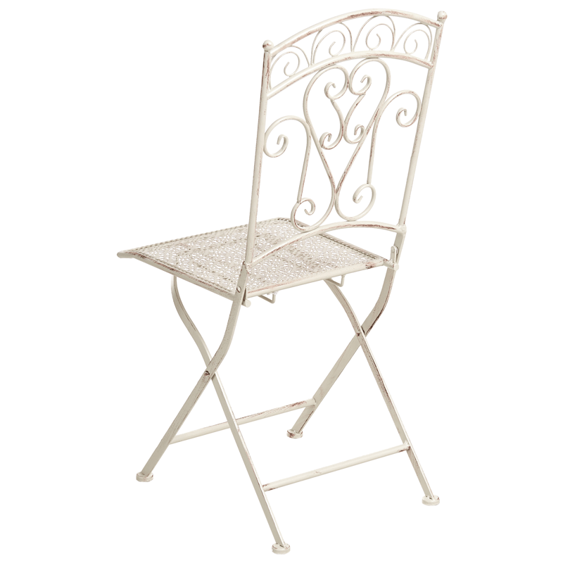 Caféset utomhus Fällbar Juina Järn - Beige - Utemöbler & utemiljö - Utegrupp - Cafegrupp & cafeset