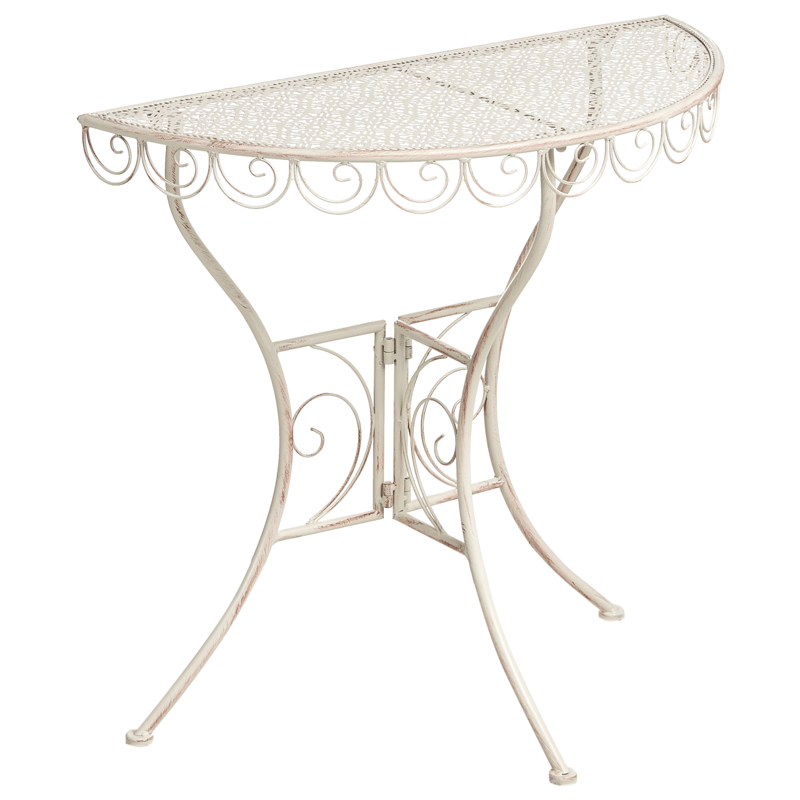 Caféset utomhus Fällbar Juina Järn - Beige - Utemöbler & utemiljö - Utegrupp - Cafegrupp & cafeset