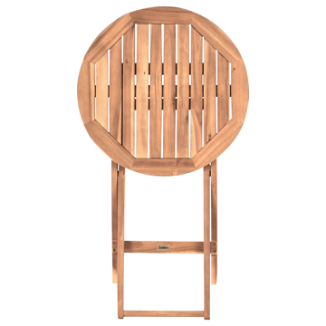 Caféset utomhus Fällbar Sacile Akaciaträ - Brun - Utemöbler & utemiljö - Utegrupp - Cafegrupp & cafeset