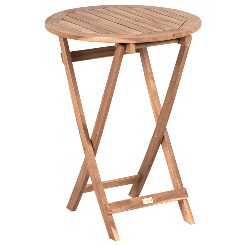 Caféset utomhus Fällbar Sacile Akaciaträ - Brun - Utemöbler & utemiljö - Utegrupp - Cafegrupp & cafeset