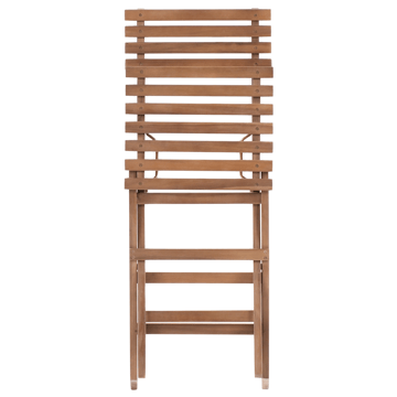 Caféset utomhus Fällbar Solarolo Akaciaträ - Brun - Utemöbler & utemiljö - Utegrupp - Cafegrupp & cafeset